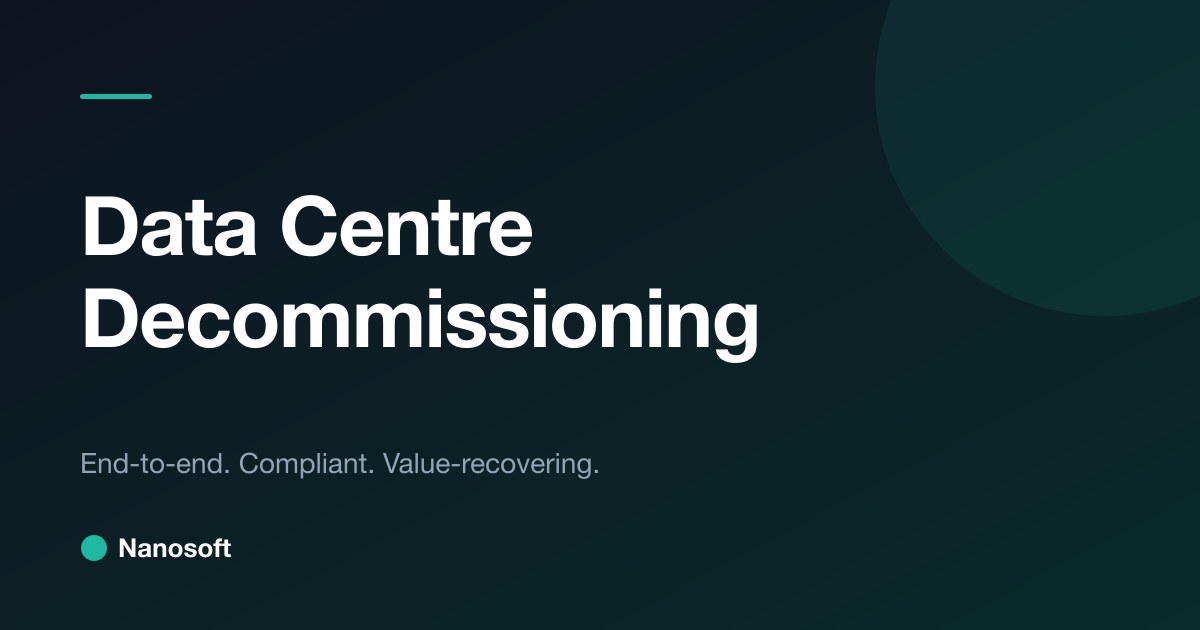 Data Centre Decommissioning UK & EU | Iceland, Nordics, FLAP-D ...